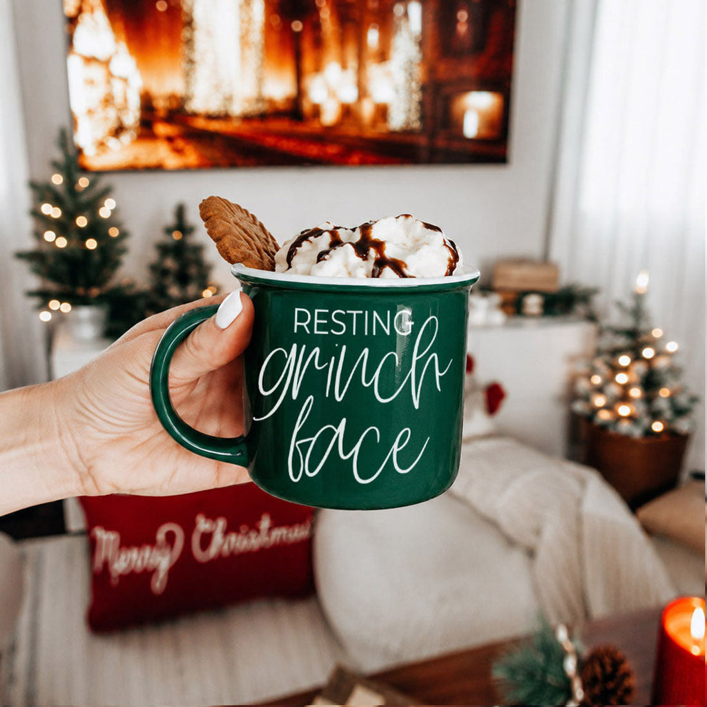 Grinch Face Mug
