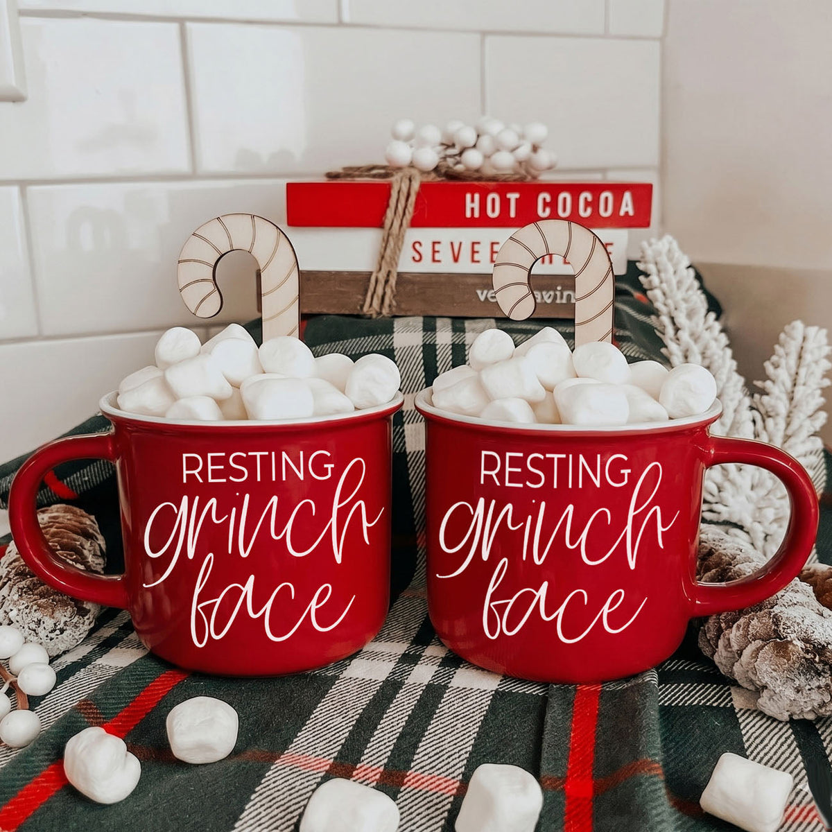 Grinch Face Mug