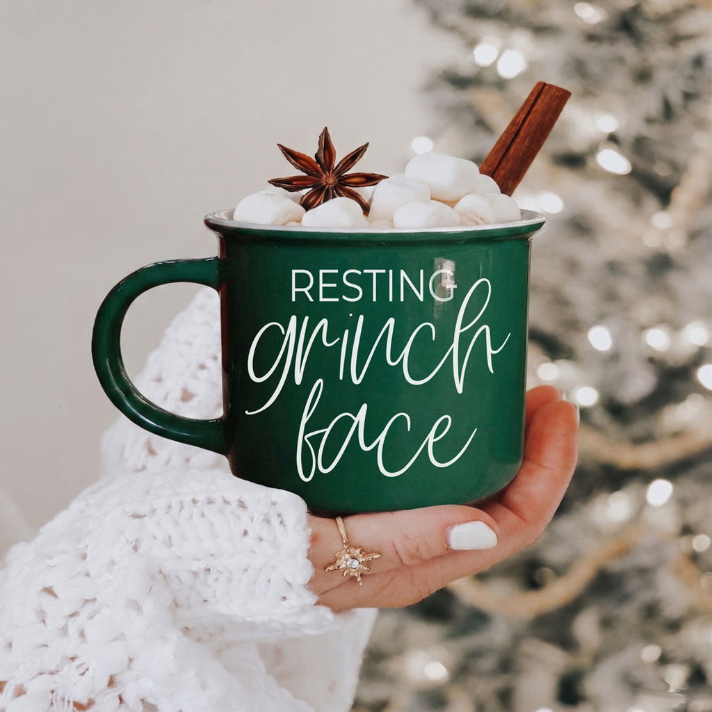 Grinch Face Mug
