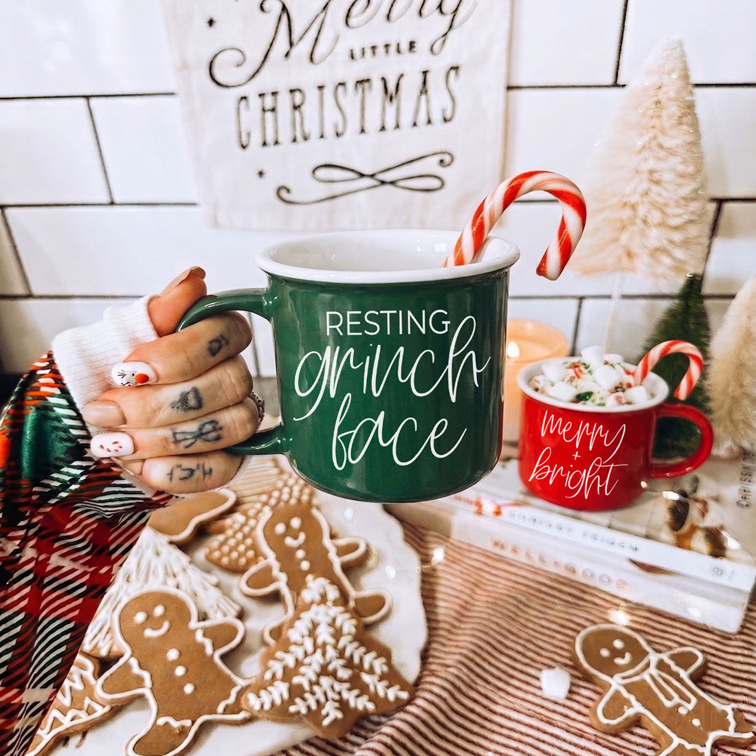 Grinch Face Mug