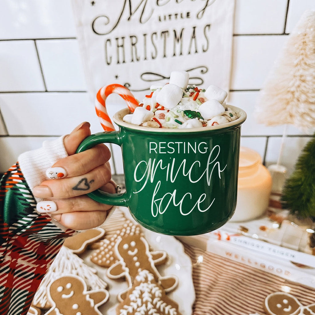 Grinch Face Mug