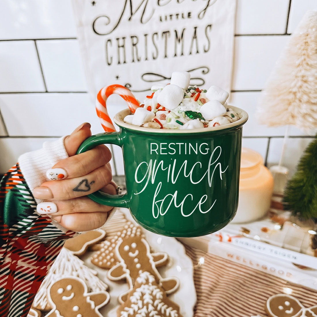 Grinch Face Mug