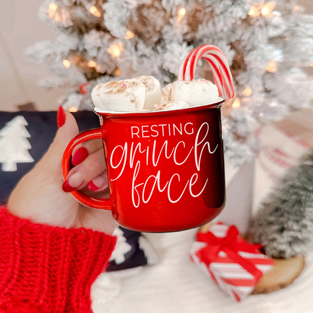 Grinch Face Mug