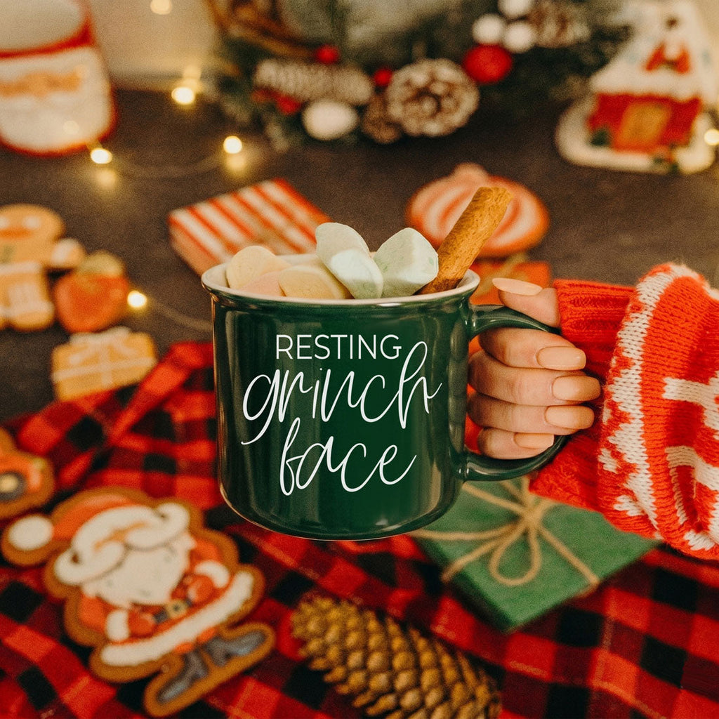 Grinch Face Mug