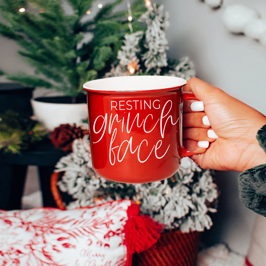 Grinch Face Mug