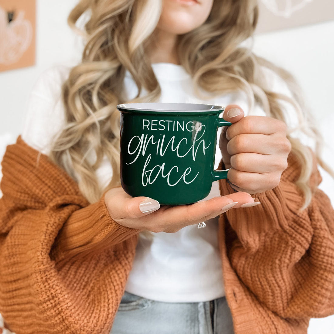 Grinch Face Mug