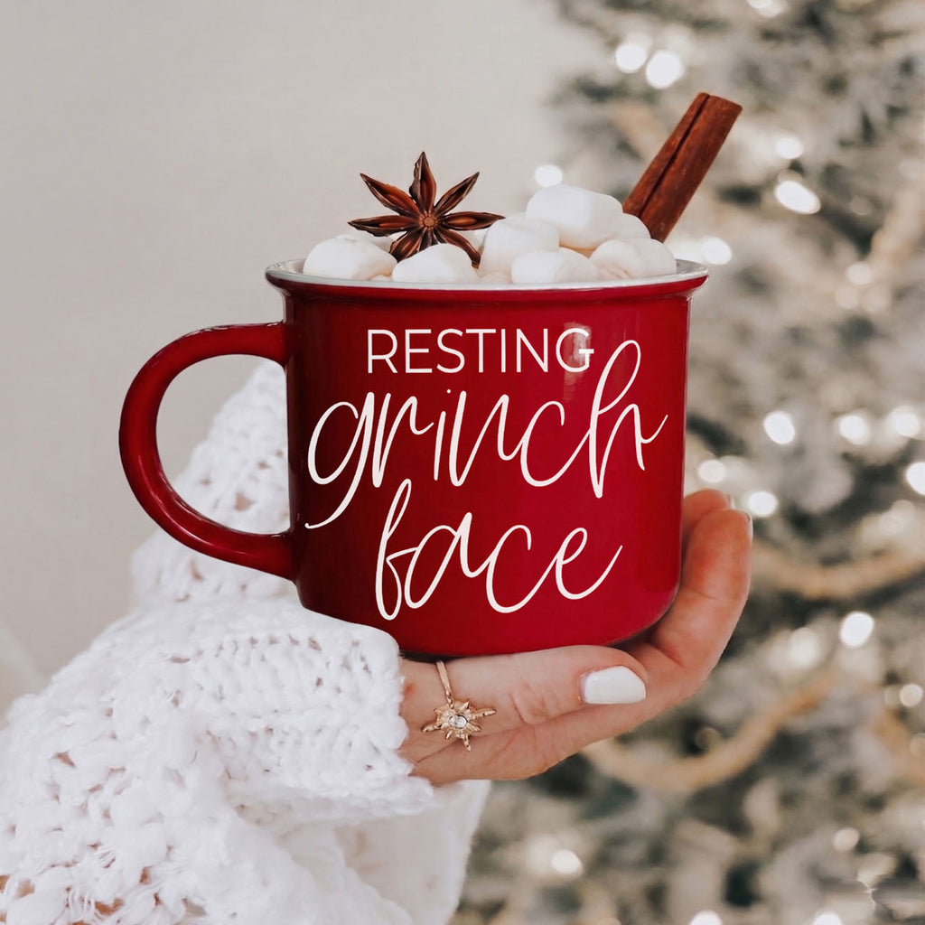 Grinch Face Mug