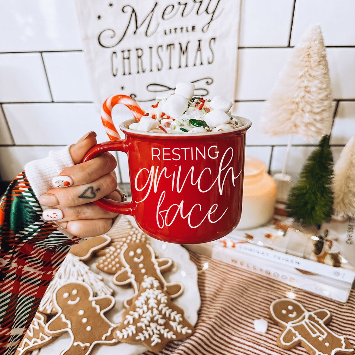 Grinch Face Mug