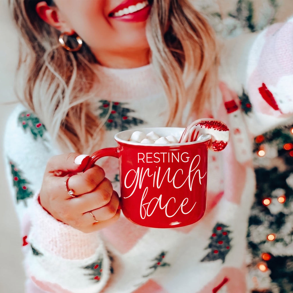 Grinch Face Mug