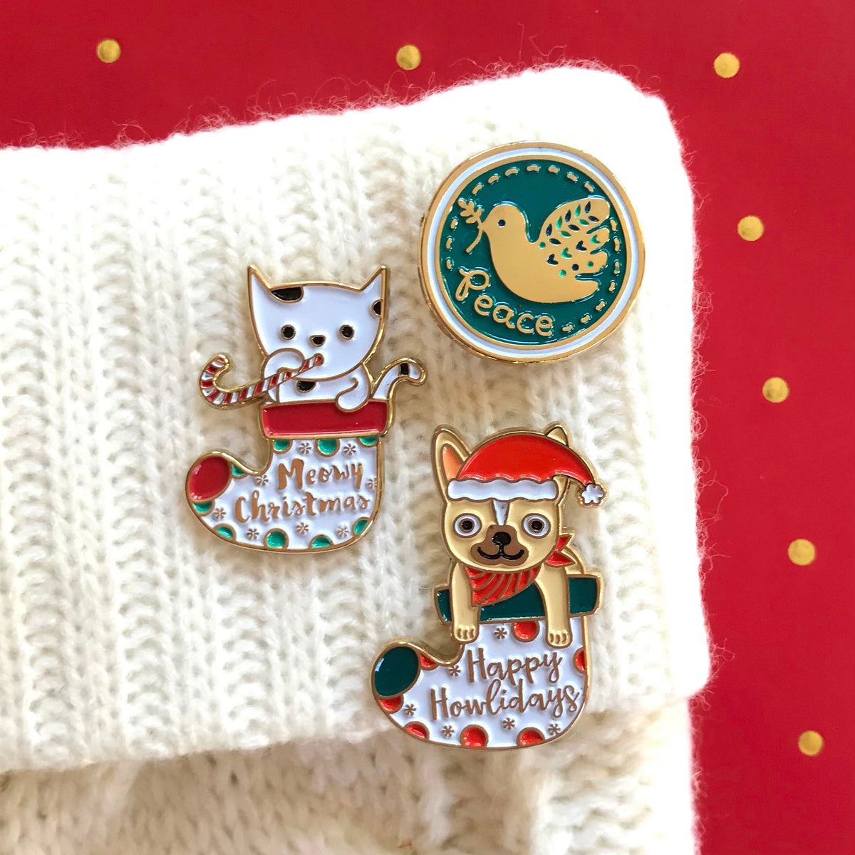 Peace Dove Enamel Pin