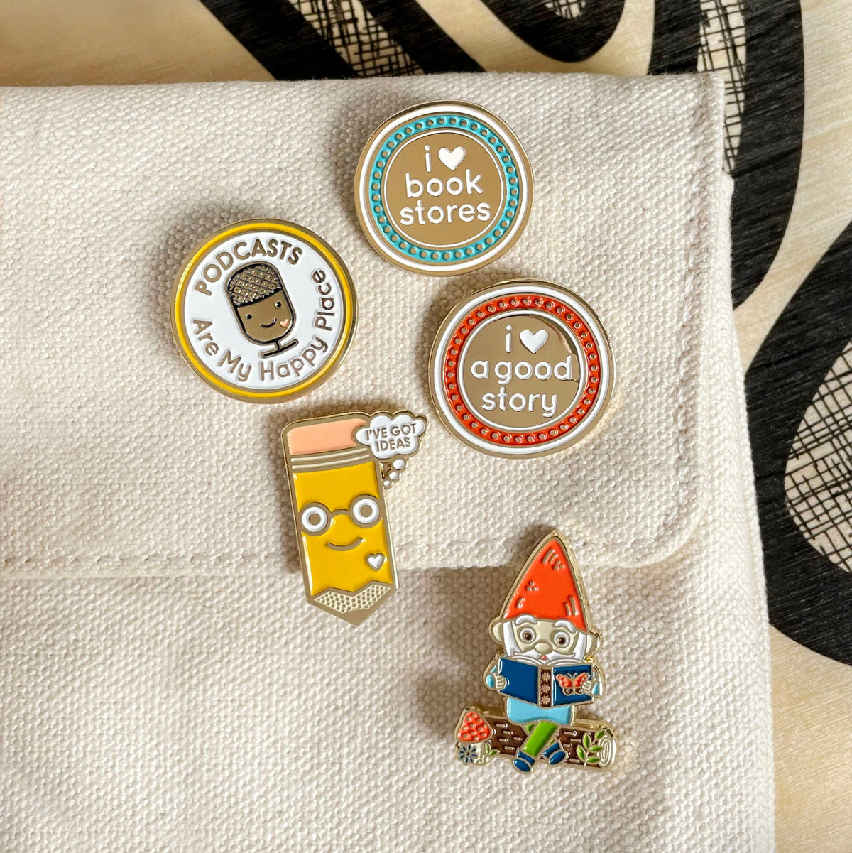 Book Stores Enamel Pin