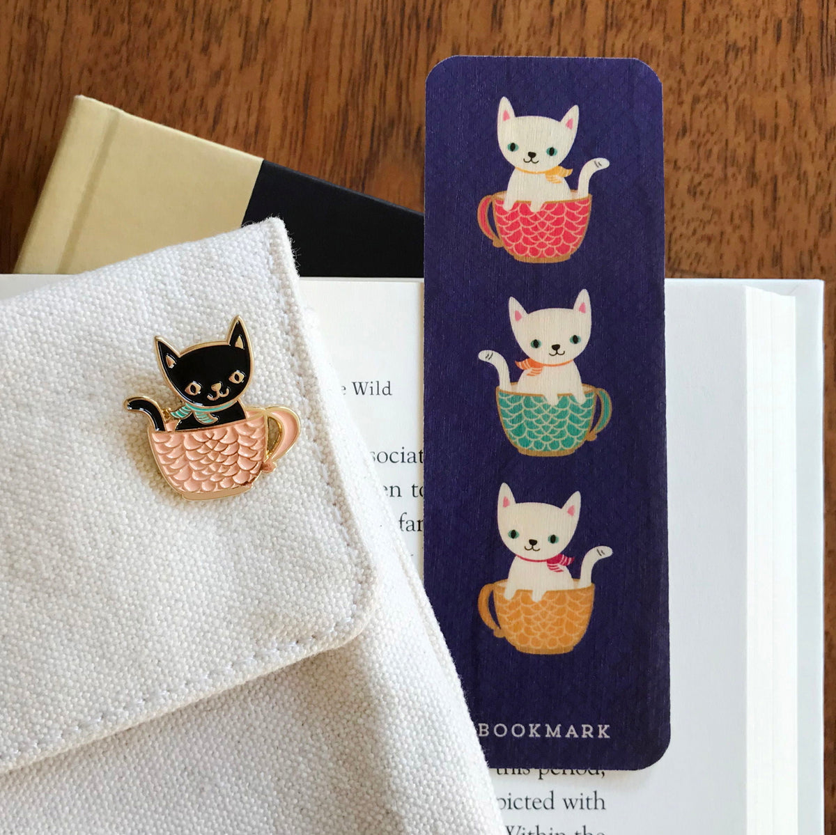 Coffee Kitty Enamel Pin