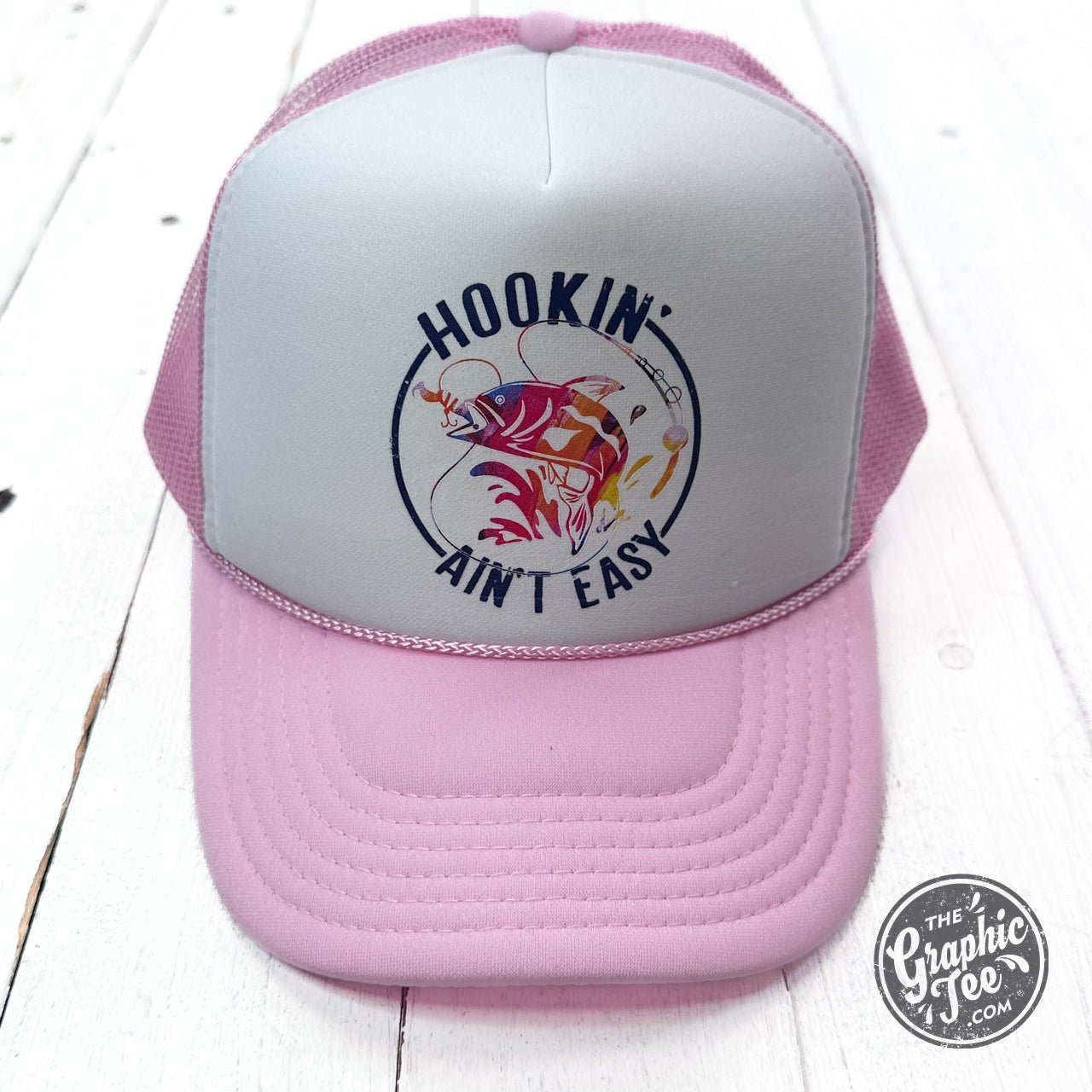 Hookin' Ain't Easy Foam Trucker Cap