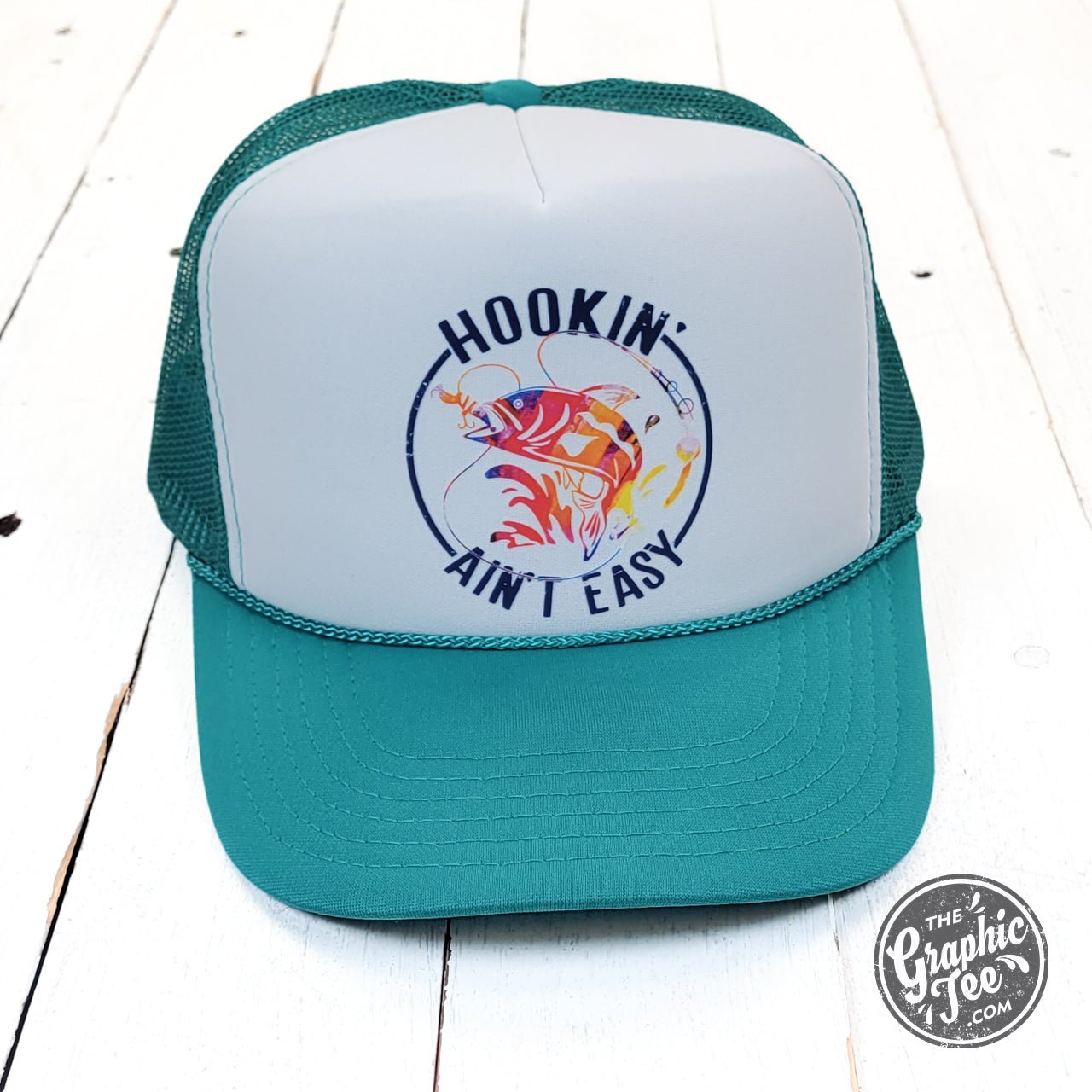 Hookin' Ain't Easy Foam Trucker Cap