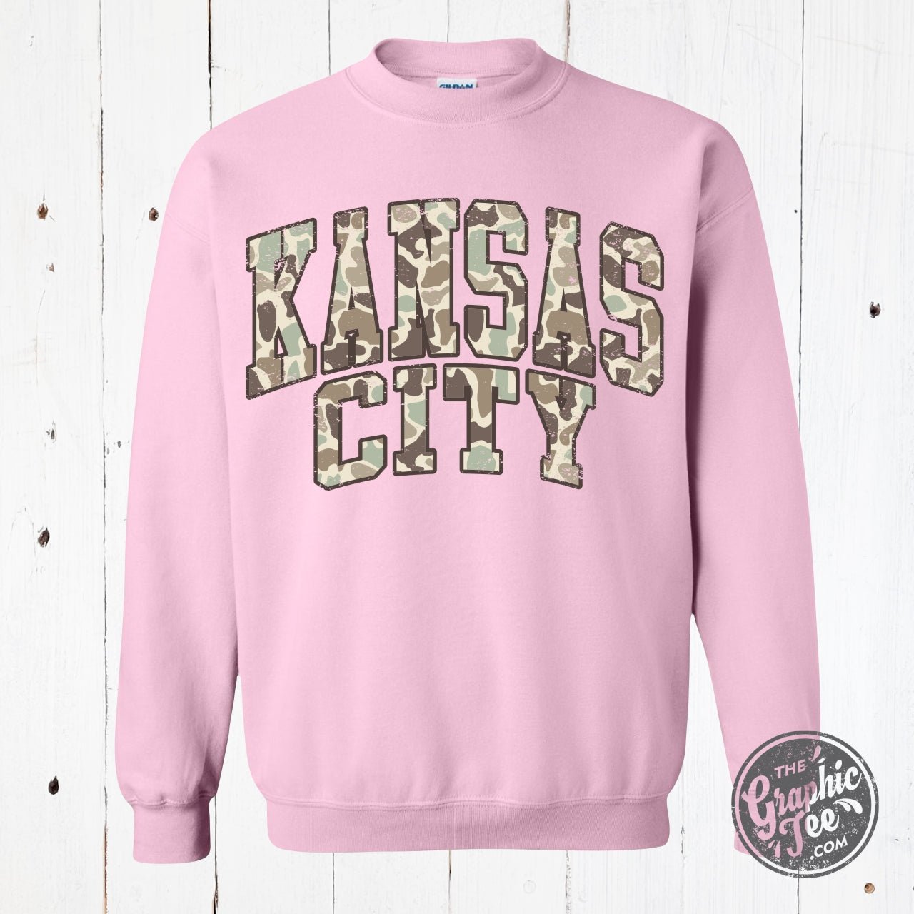 Kansas City Duck Camo Crewneck Sweatshirt