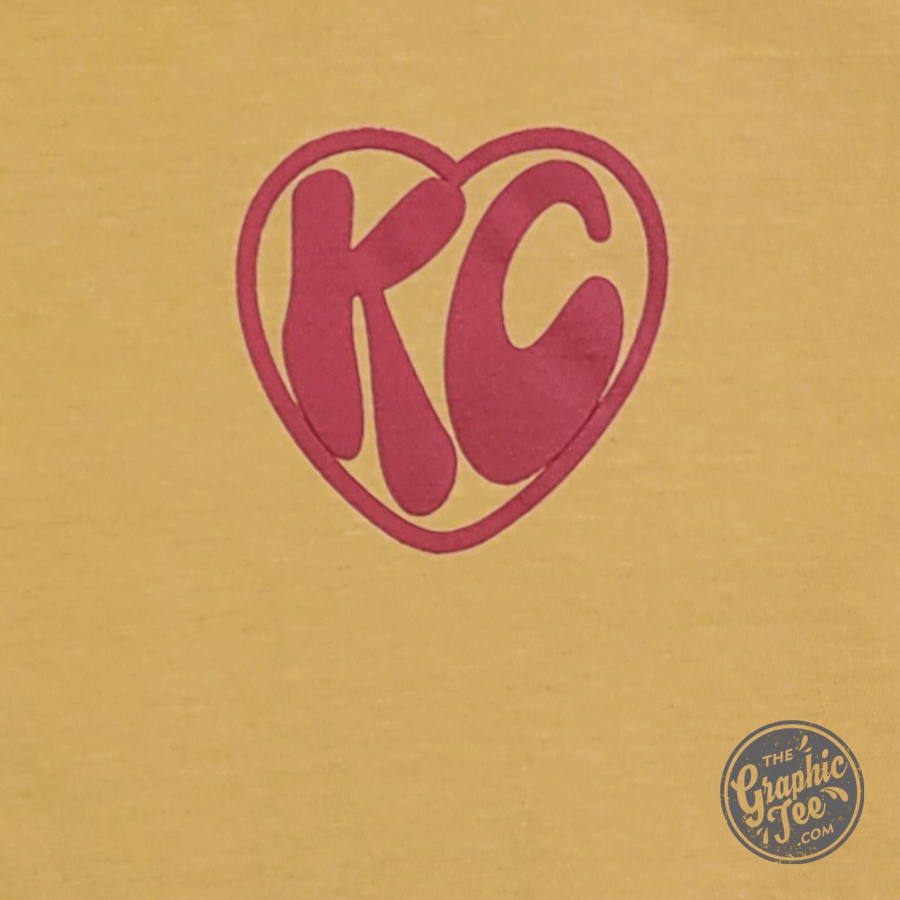 KC Groovy Mustard Comfort Colors Long Sleeve Tee