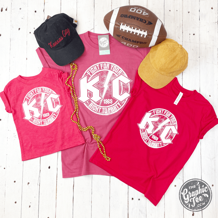 KC Rock Red YOUTH Short Sleeve Tee