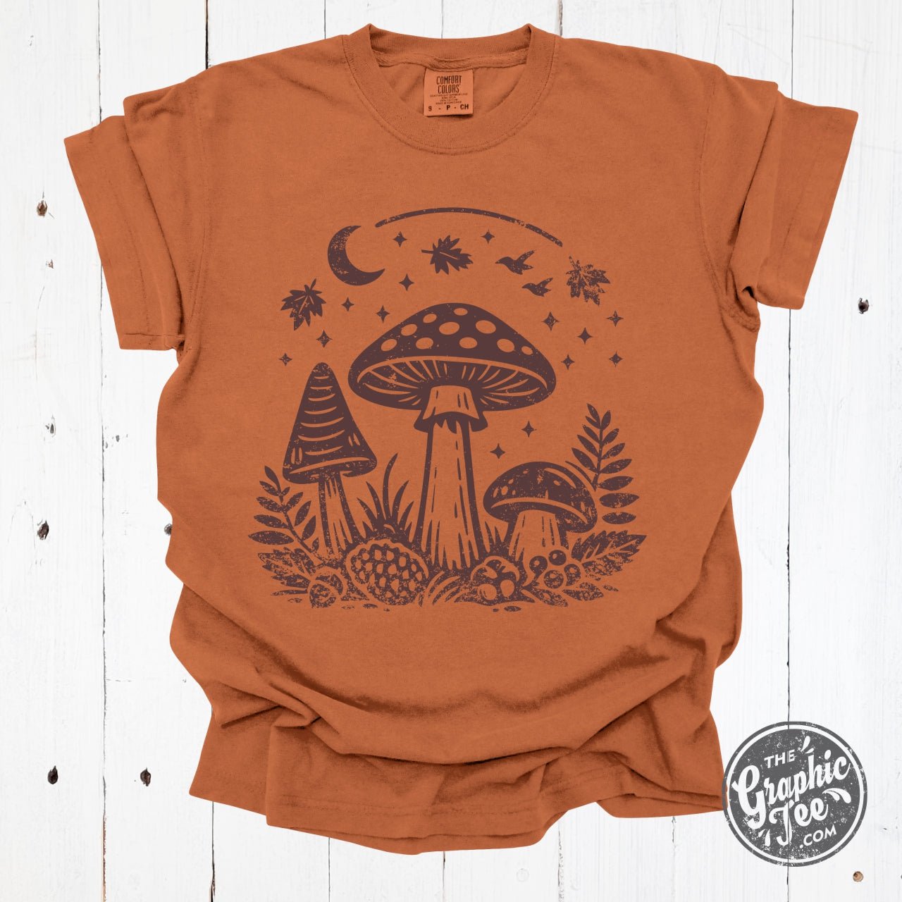 Midnight Mushroom Pigment Dyed Tee