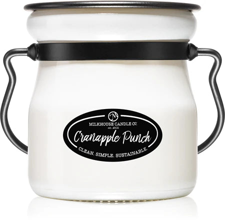 5 oz Cream Jar Candle: Cranapple Punch