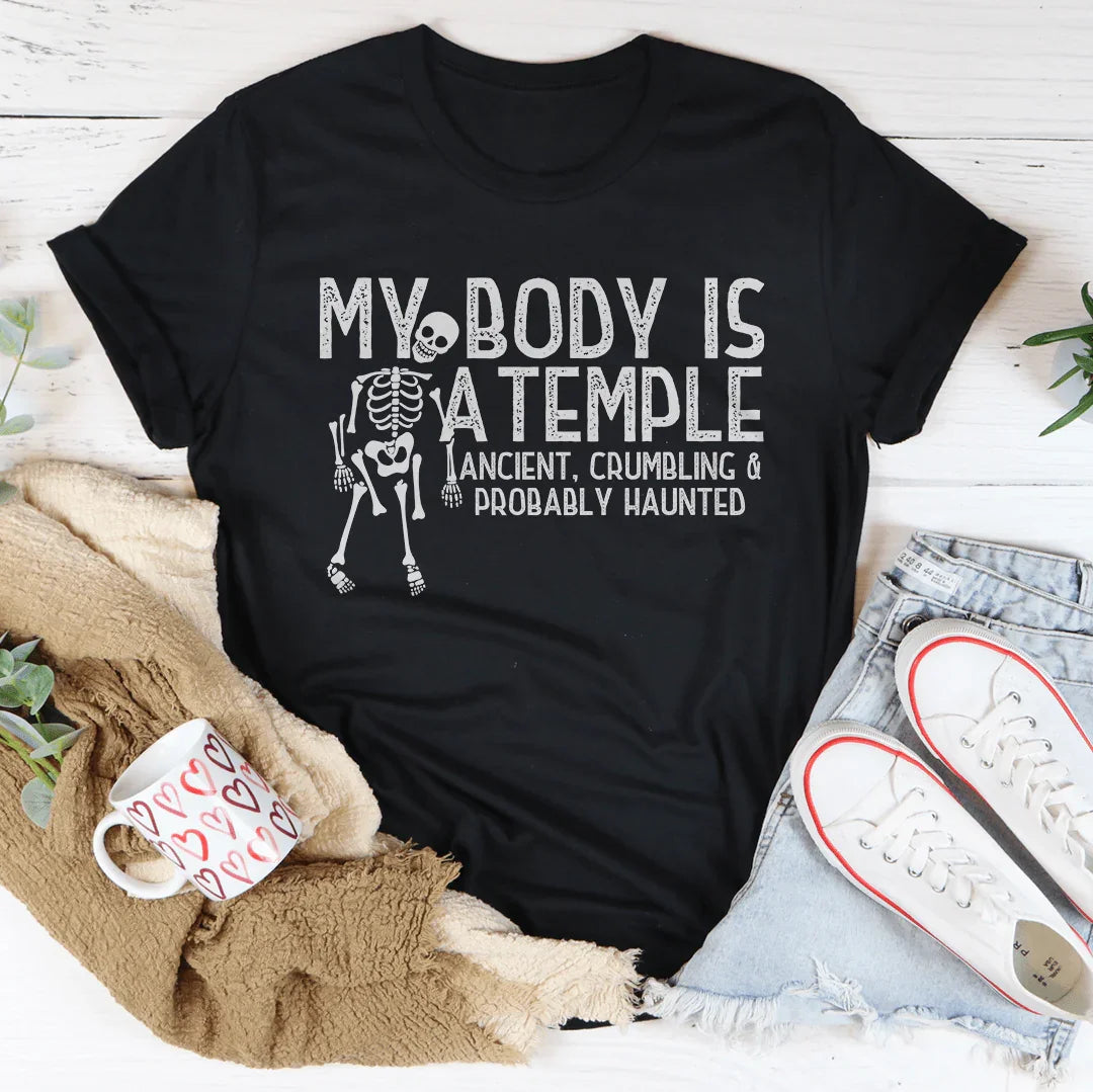 My Body Is A Temple Halloween Tee