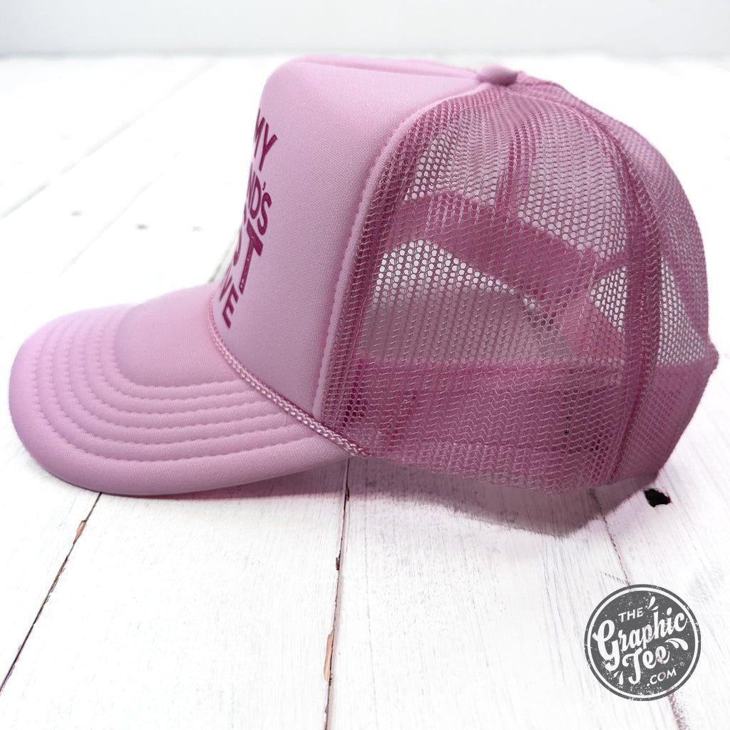 On My Husband's Last Nerve Foam Trucker Cap