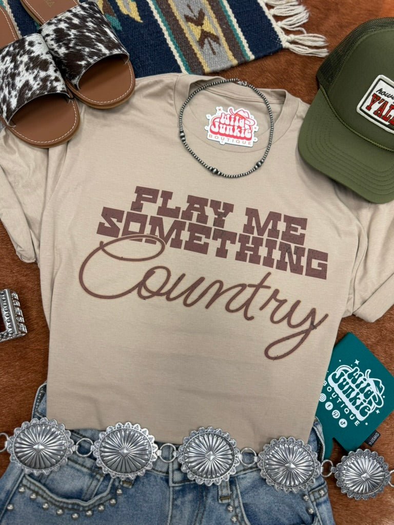 Play Me Something Country Graphic Tee