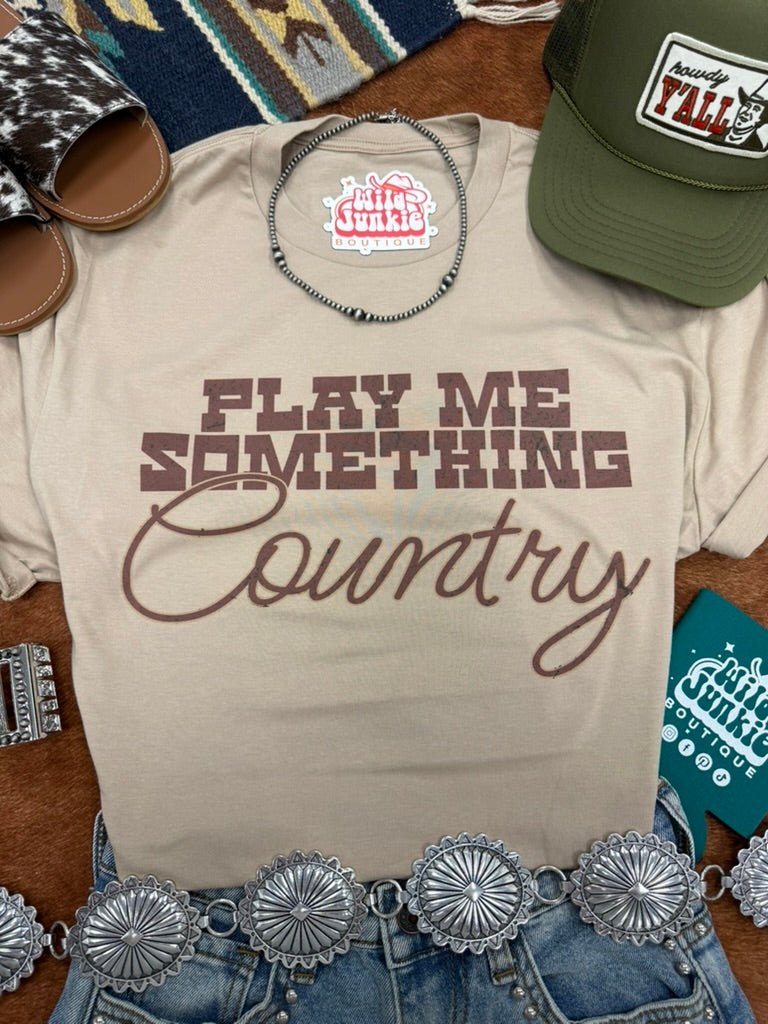 Play Me Something Country Graphic Tee