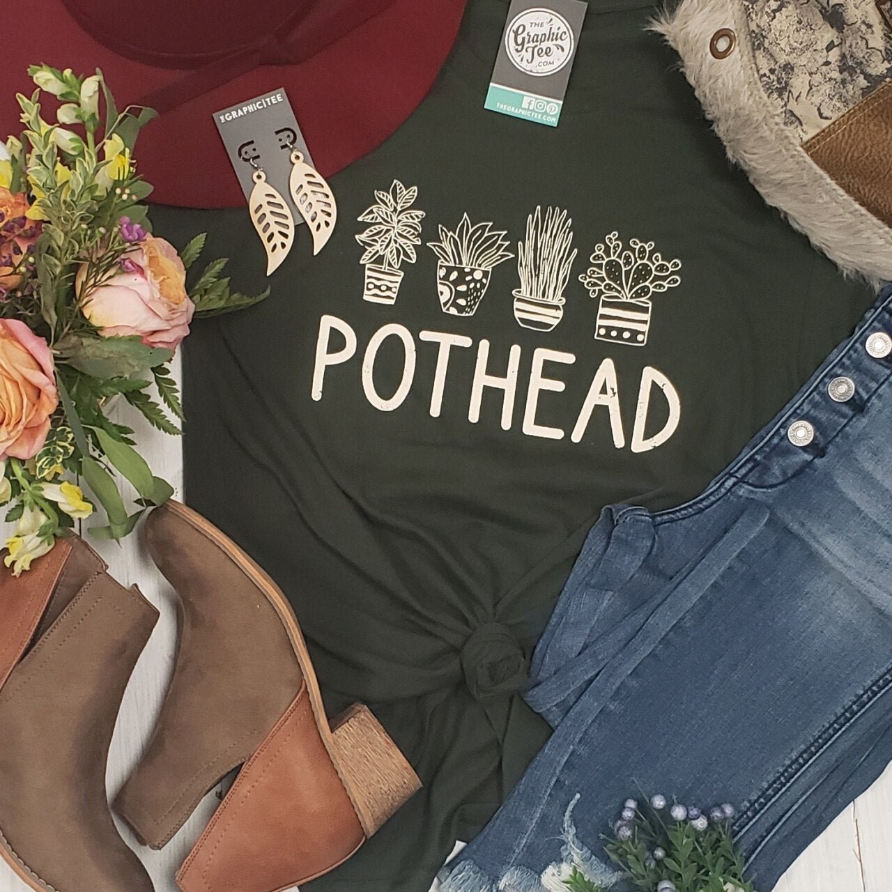 Pothead Crewneck Unisex Tee