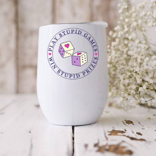 Play Stupid Games Taylor Swift Wine Tumbler