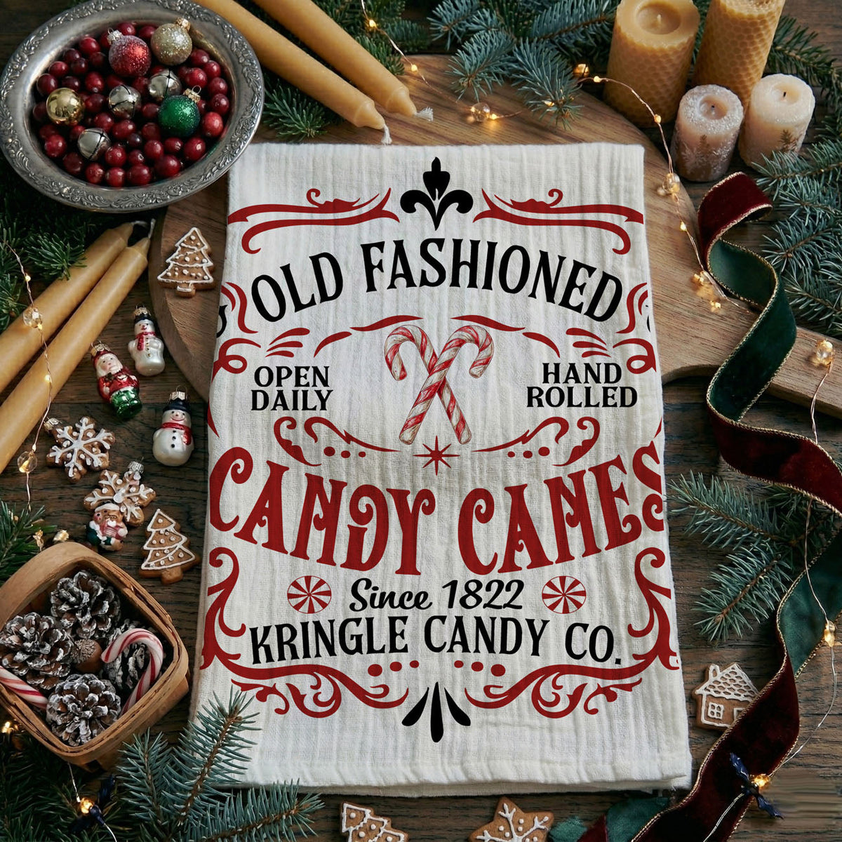 Sleigh + Candy Canes