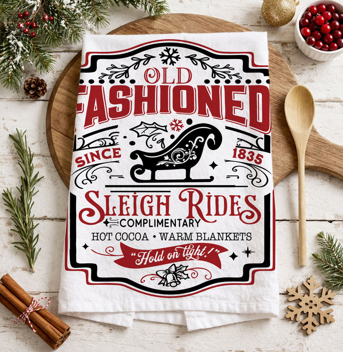 Sleigh + Candy Canes
