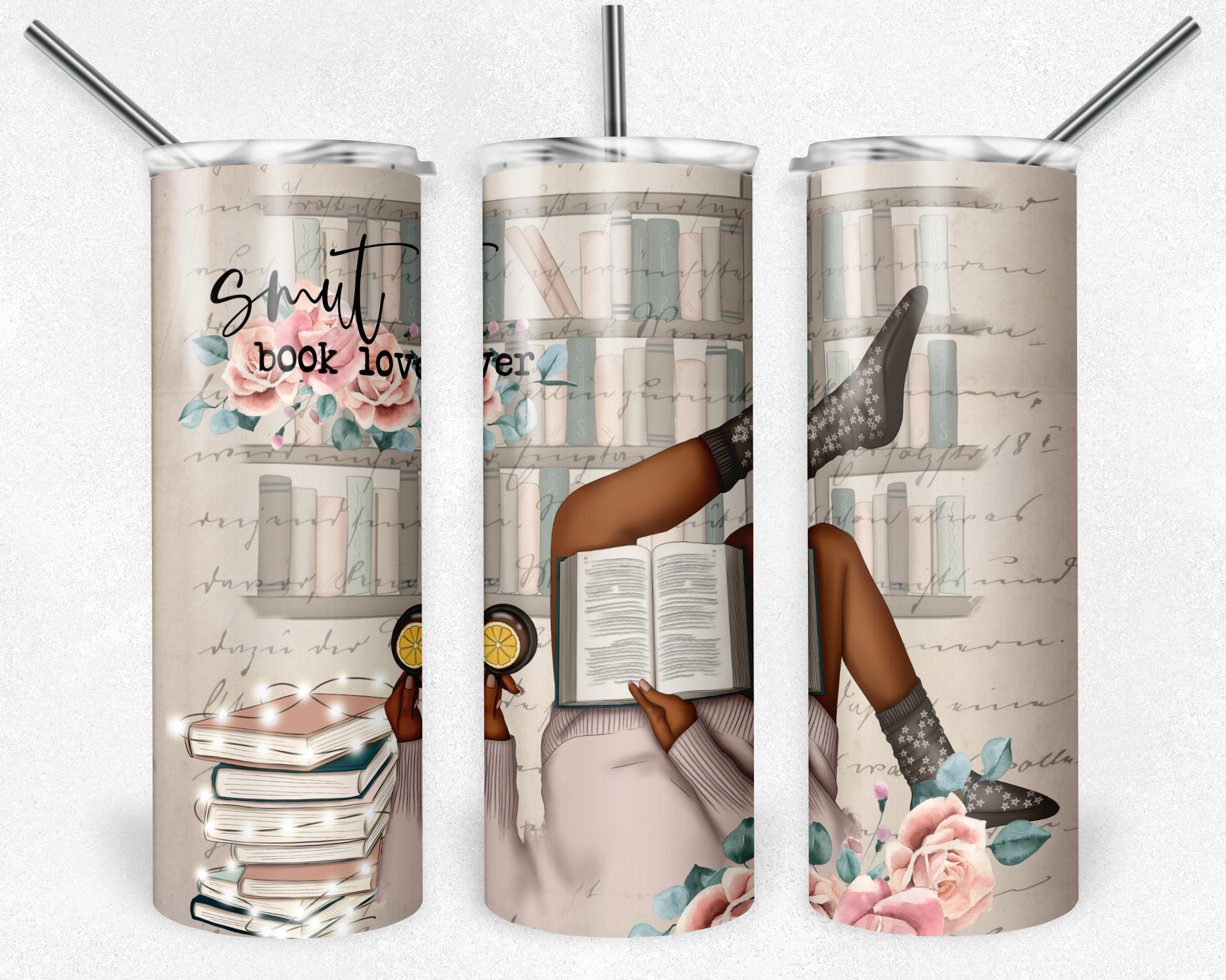 Smut Book Lover 20oz Skinny Tumbler