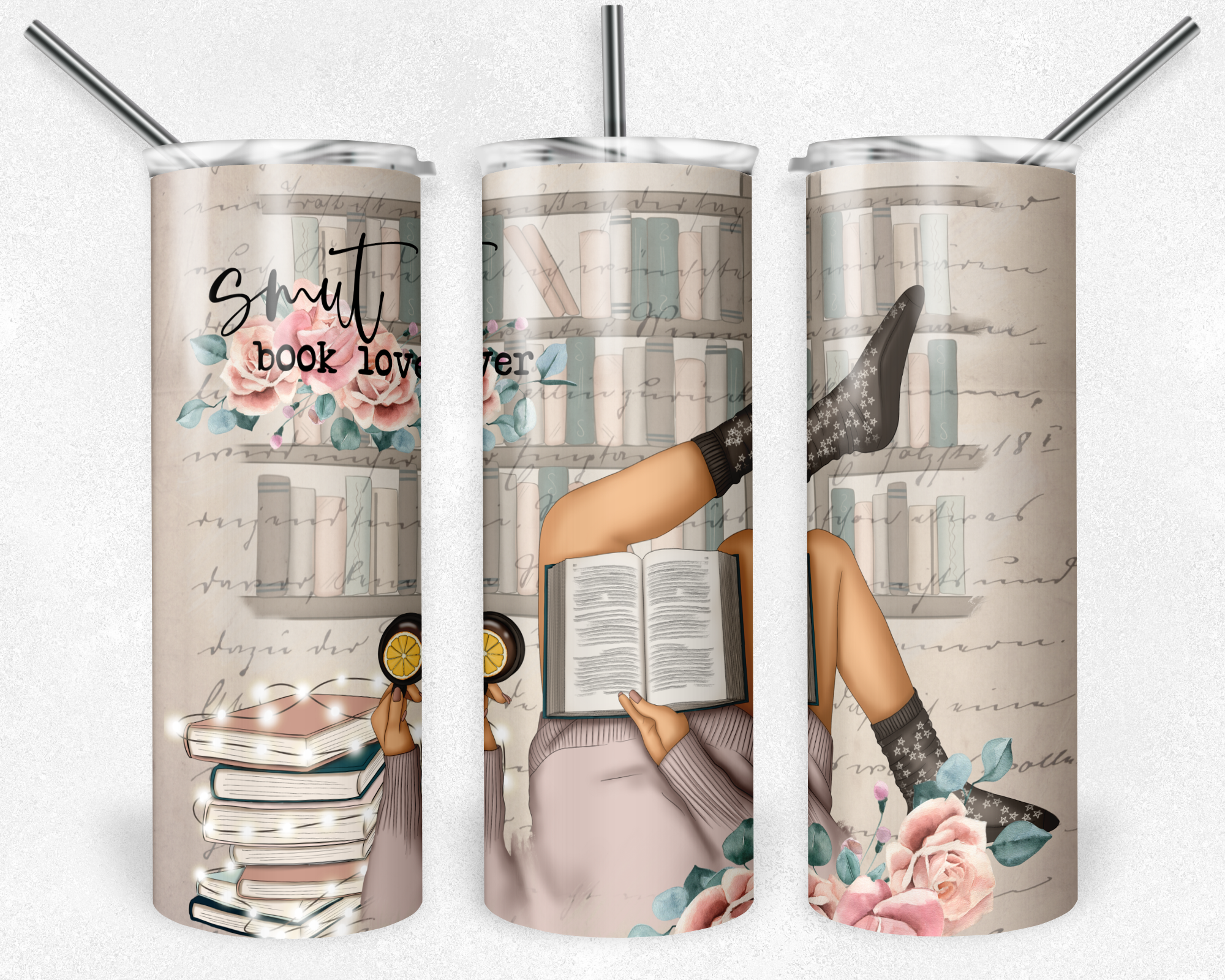 Smut Book Lover 20oz Skinny Tumbler