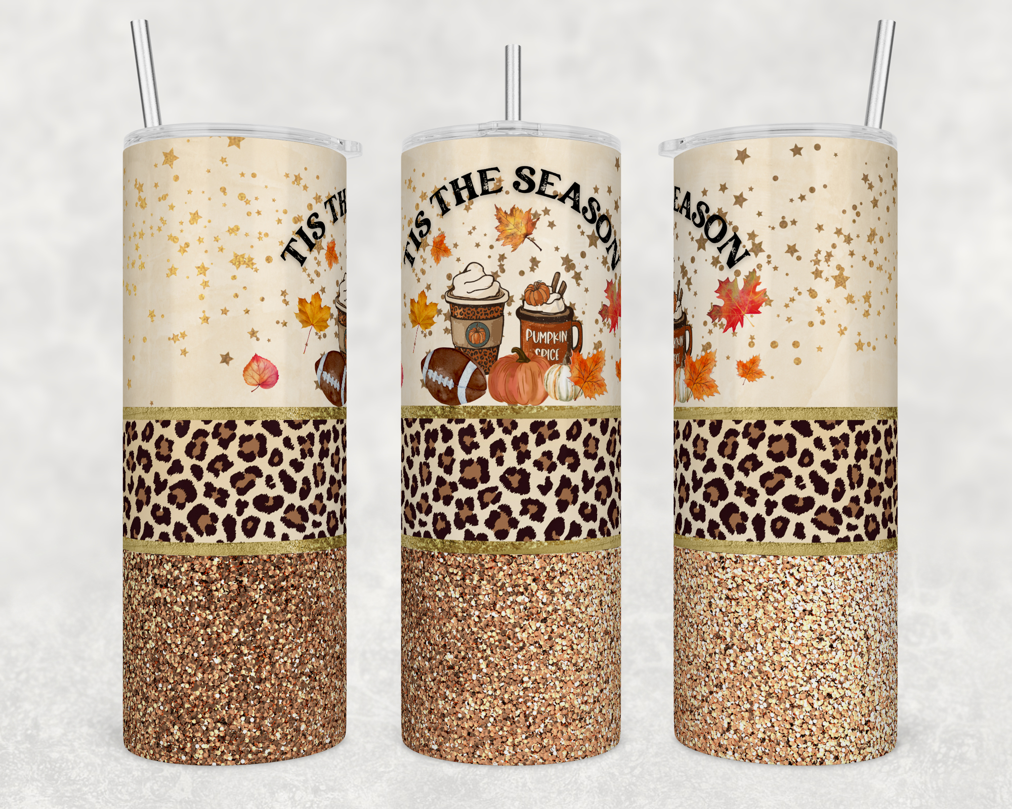 Tis the Season -Fall 20oz Skinny Tumbler