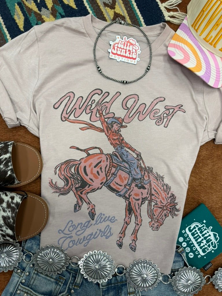 Wild West Long Live Cowgirls Graphic Tee