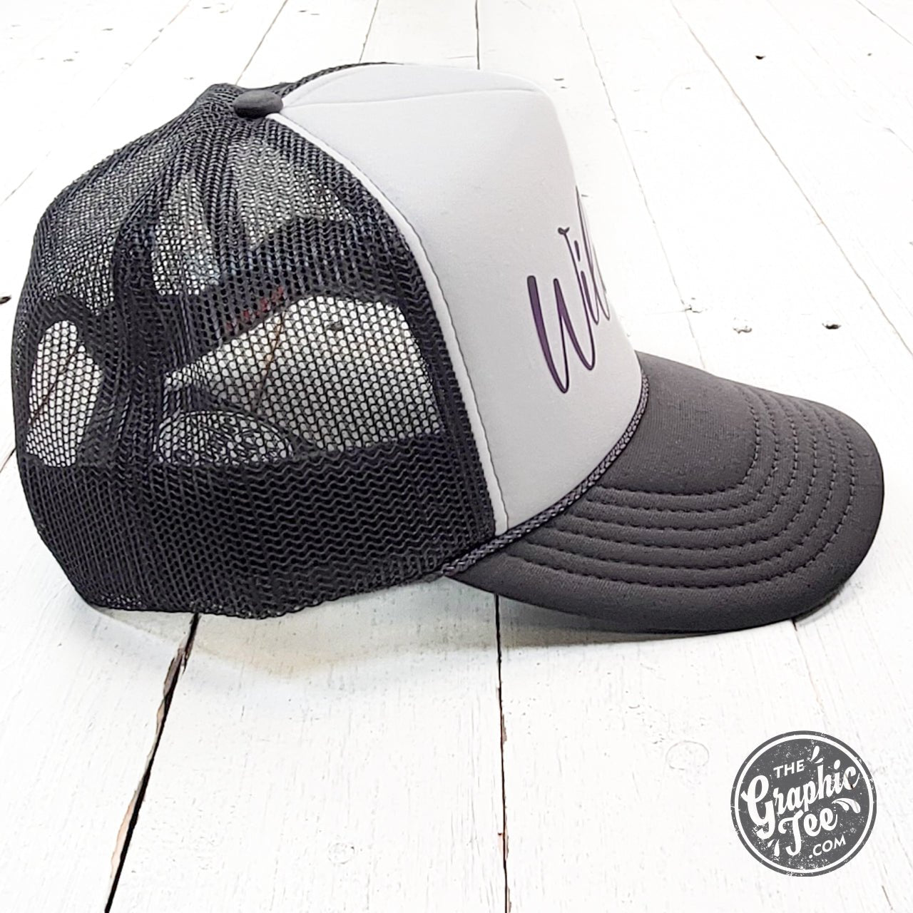 Wildcats Charcoal and White Foam Trucker Cap
