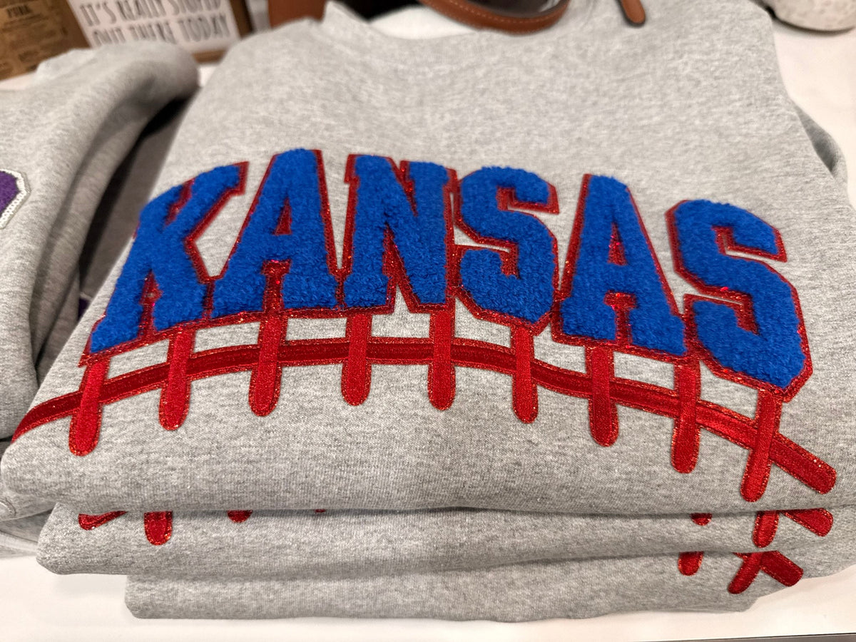 Kansas Football Heavy Blend Sweatshirt