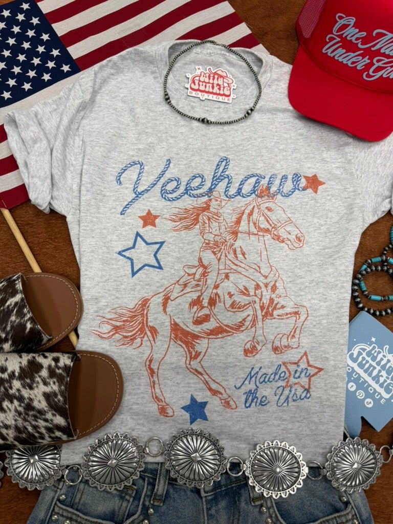 Yeehaw Rodeo Cowgirl Graphic Tee