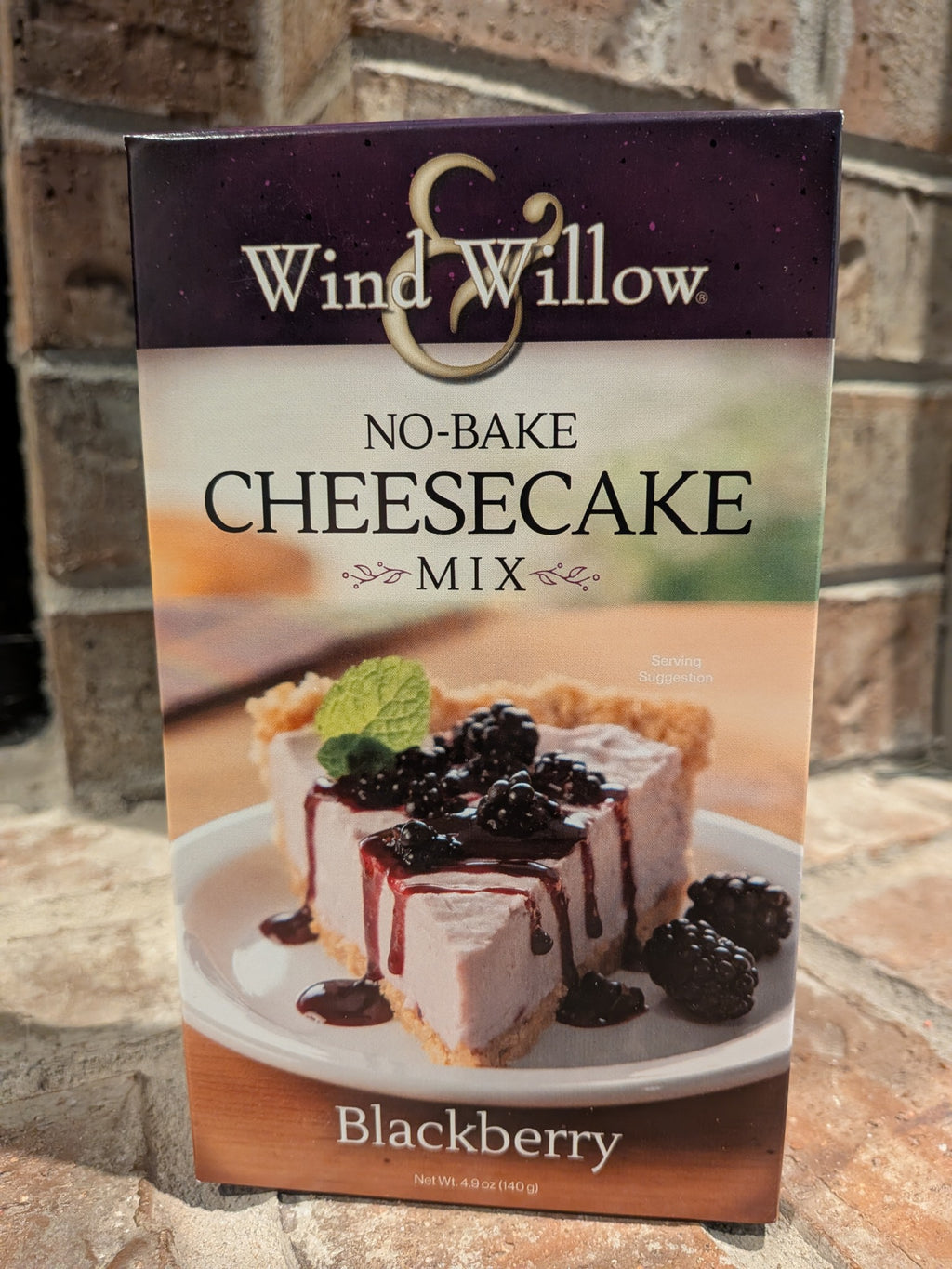 Blackberry No-Bake Cheesecake