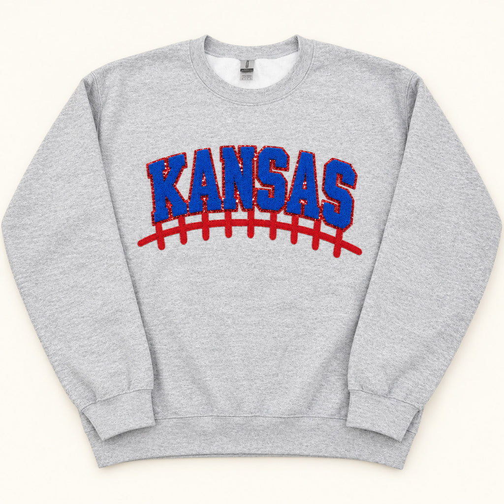 Kansas Football Heavy Blend Sweatshirt